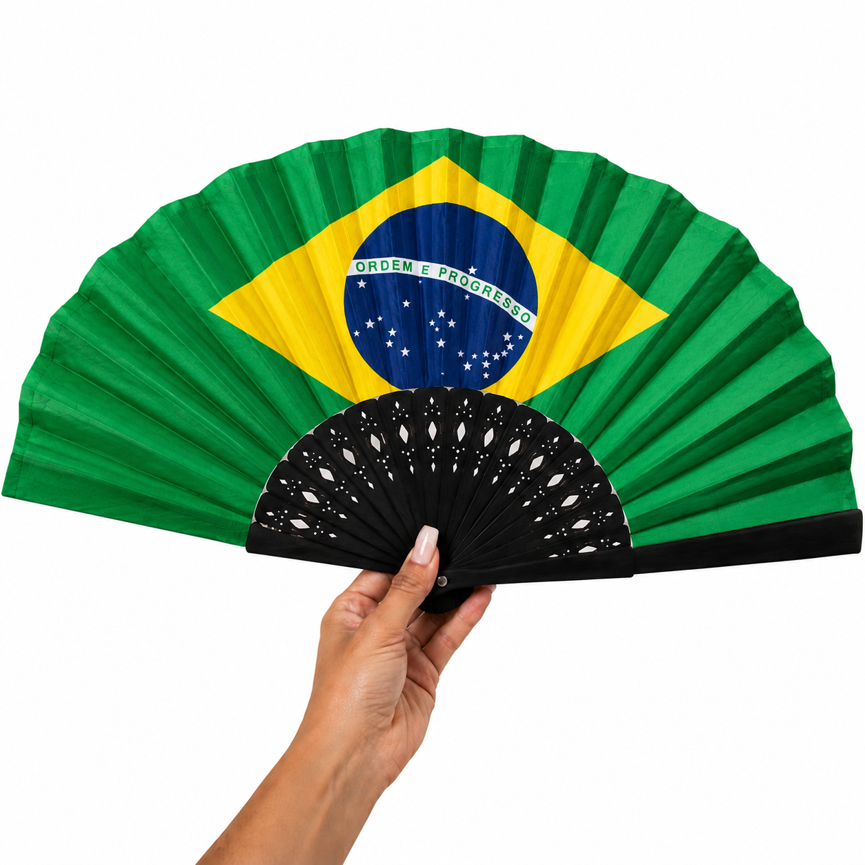 Brazil Holding fan